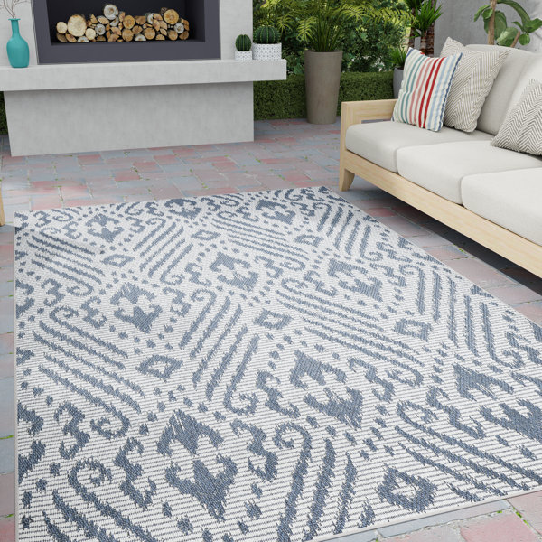 Langley Street Ikat Indoor/Outdoor Rug & Reviews Wayfair